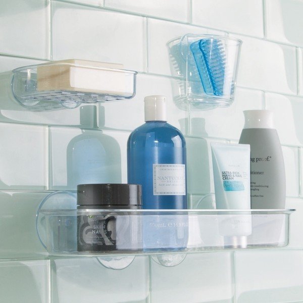 Nástenná polička s prísavkou InterDesign Suction-image-1