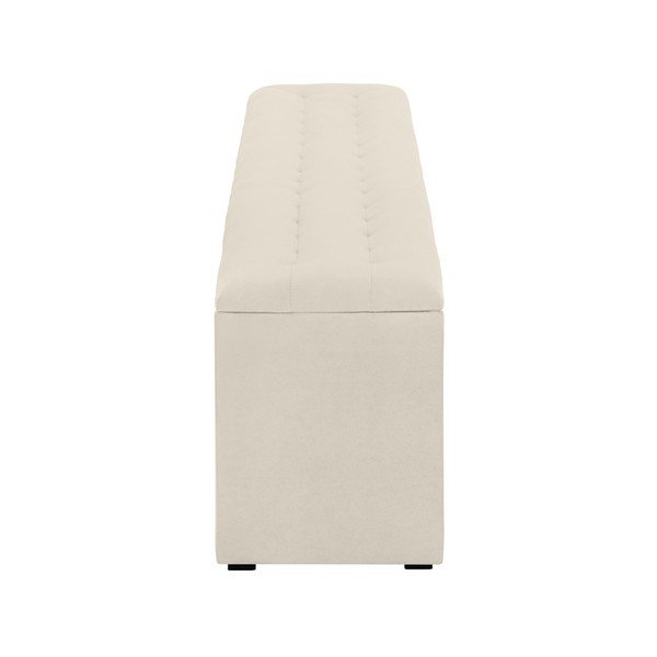 Krémová leňoška s úložným priestorom Windsor & Co Sofas Nova, 200 × 47 cm-image-4