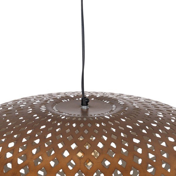 Závesné svietidlo v zlatej farbe s kovovým tienidlom ø 56 cm – Ixia-image-4