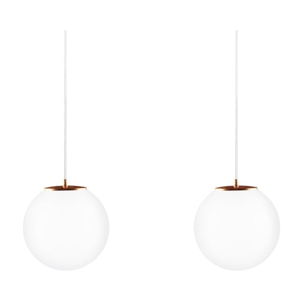 Dvojité svetlo Tsuki M Elementary opal matte/copper/white/white-image-2