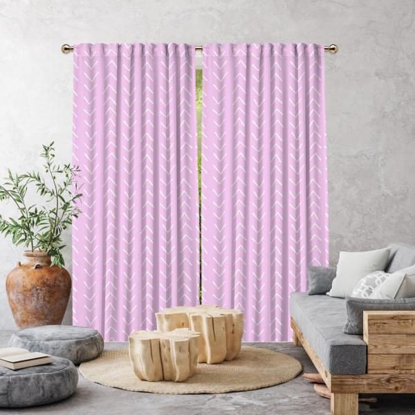 Ružový záves 260x140 cm - Cipcici
