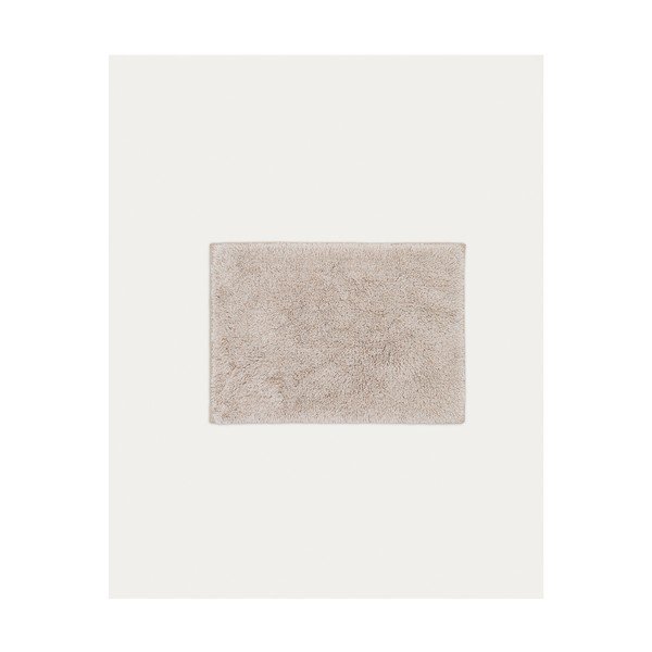 Béžová kúpeľňová predložka 50x70 cm Coper – Kave Home-image-3