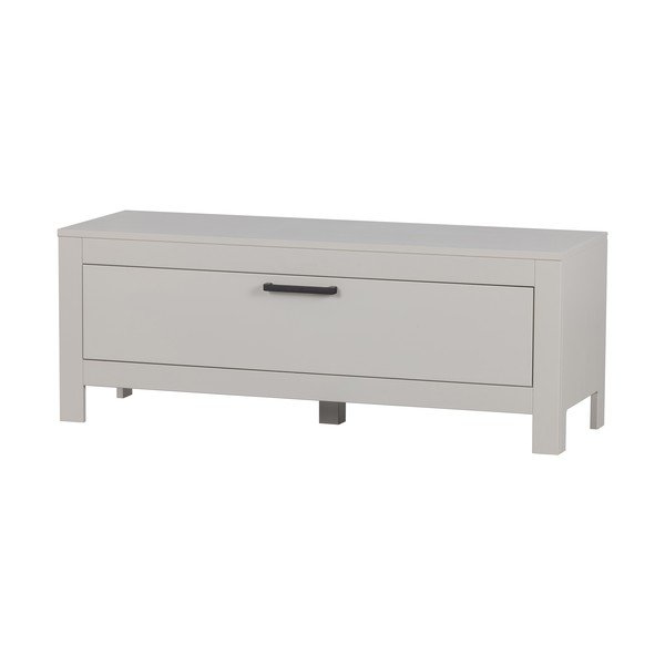 Svetlosivý TV stolík z borovicového dreva 120x45x40 cm Bonk – WOOOD-image-2