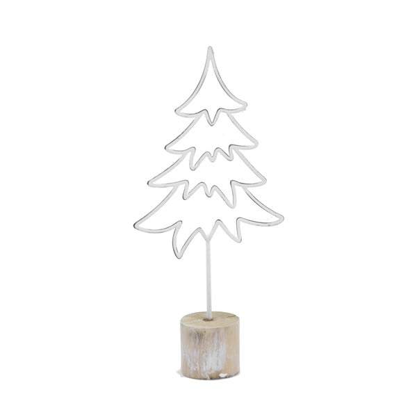 Biela vianočná dekorácie v tvare stromčeka Ego Dekor Tree