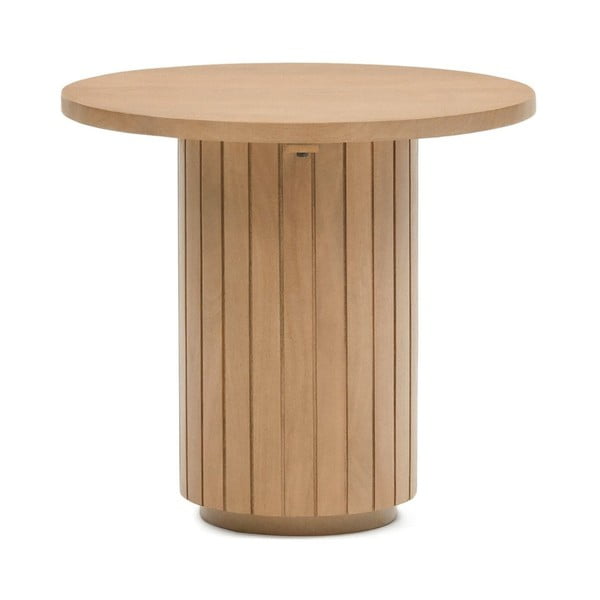 Okrúhly odkladací stolík z mangového dreva ø 60 cm Licia - Kave Home