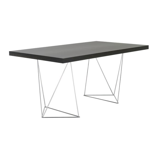 Tmavohnedý stôl TemaHome Multi, 160 cm