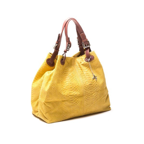 Kabelka Python Giallo-image-1