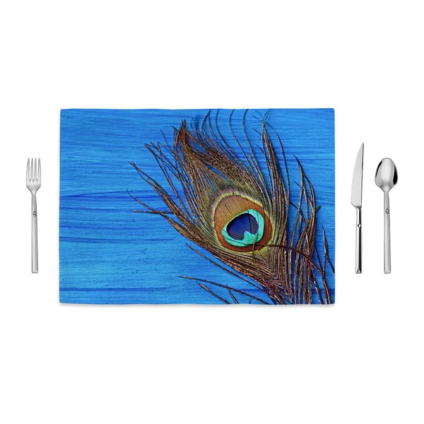 Prestieranie Home de Bleu Tropical Peacock, 35 x 49 cm