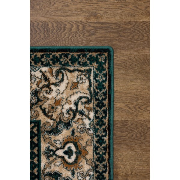 Zelený vlnený koberec 133x180 cm Lauren – Agnella-image-3