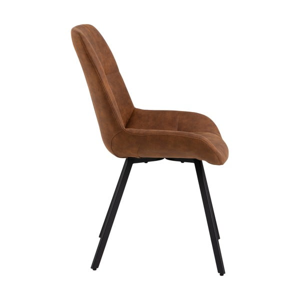 Hnedé jedálenské stoličky v súprave 2 ks Waylor – Actona-image-4