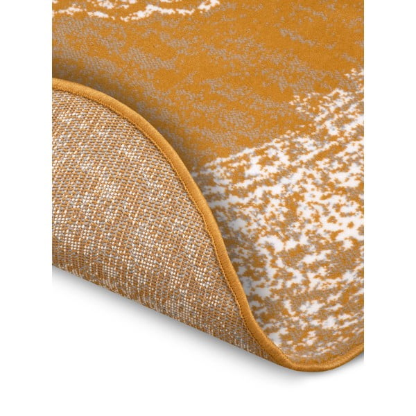 Žltý/oranžový okrúhly koberec ø 160 cm Méridional - Hanse Home-image-3