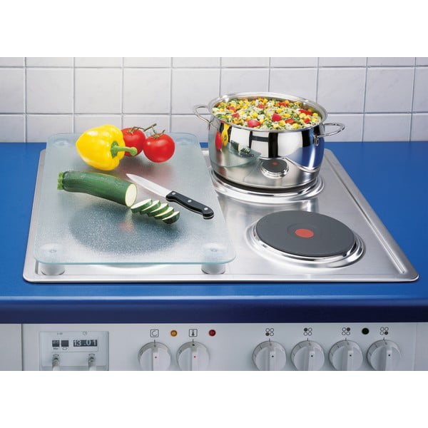 Sada 2 sklenených krytov na sporák Wenko Transparent-image-2