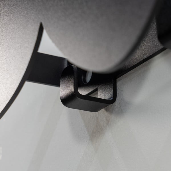 Čierny kovový nástenný vešiak 58 cm Tumulo – Spinder Design-image-3