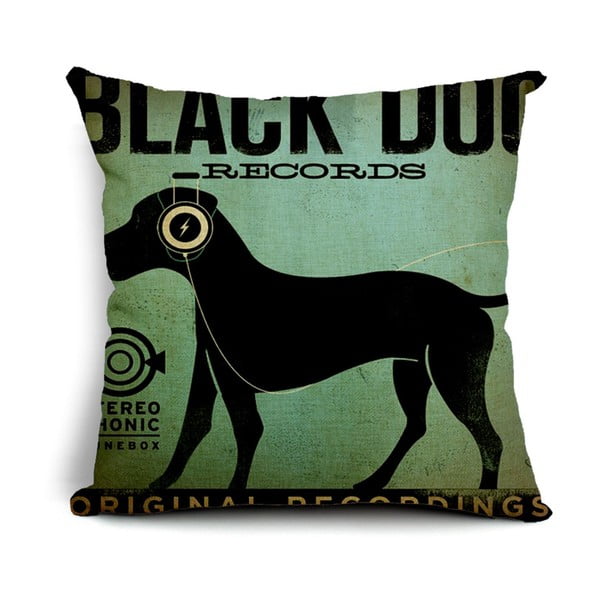 Vankúš Black Dog, 45x45 cm