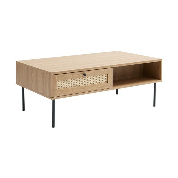 Konferenčný stolík v prírodnej farbe 60x110 cm Pensacola – Unique Furniture-image-1