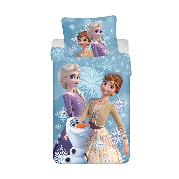 Bavlnené detské obliečky na jednolôžko 140x200 cm Frozen – Jerry Fabrics