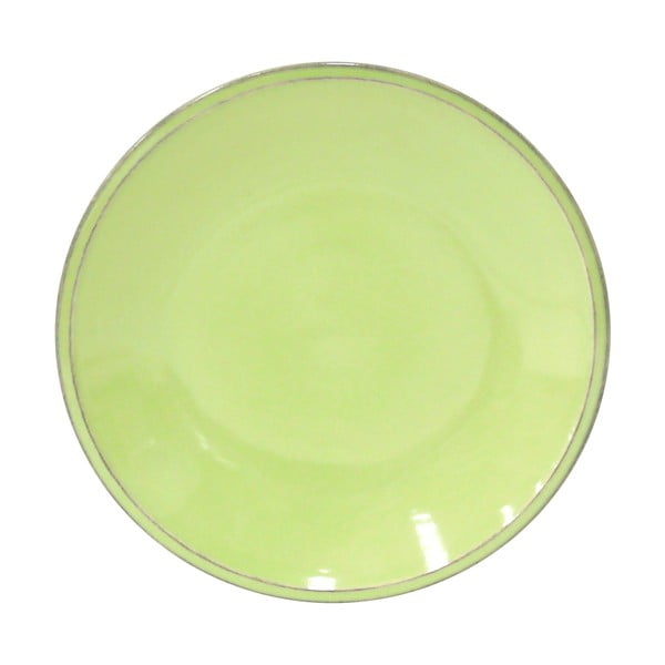 Zelený kameninový tanier Costa Nova Friso, ⌀ 28 cm