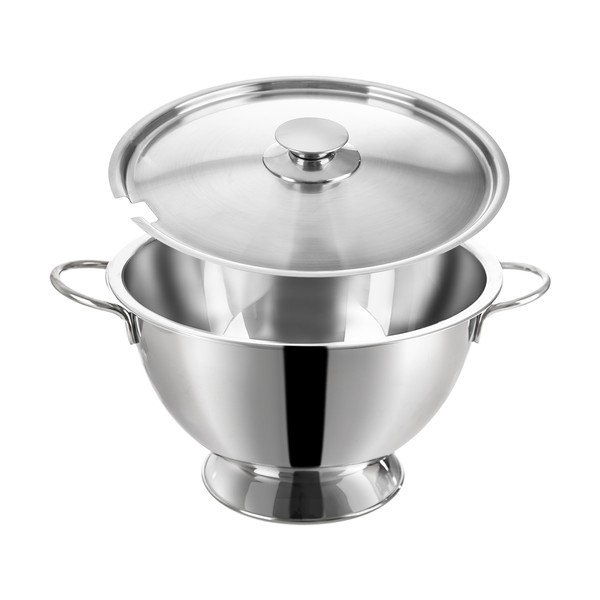 Misa z nehrdzavejúcej ocele v striebornej farbe ø 26 cm – Orion-image-1