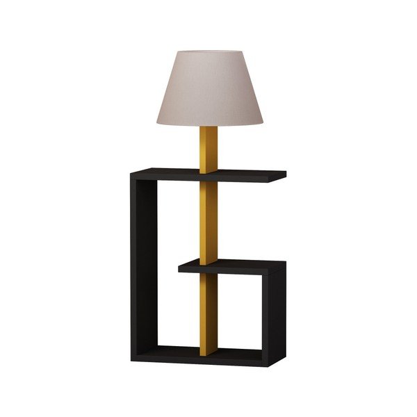 Antracitová voľne stojacia lampa Homitis Saly