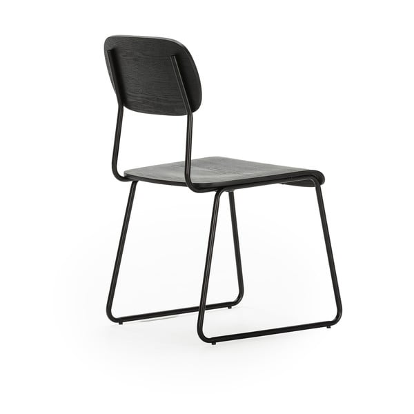 Čierne jedálenské stoličky v súprave 2 ks Aira – Marckeric-image-3