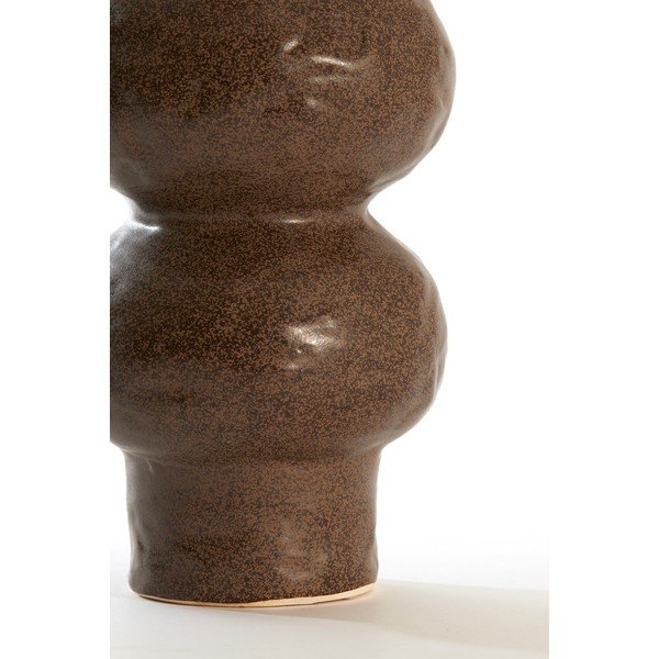 Hnedá keramická váza (výška  33,5 cm) Rogano – Light & Living-image-3