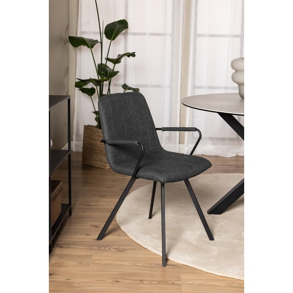 Tmavosivé jedálenské stoličky v súprave 2 ks Selina – Actona-image-1