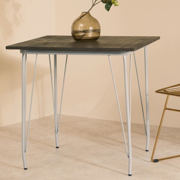 Jedálenský stôl z brestového dreva ø 80 cm District – Premier Housewares-image-4