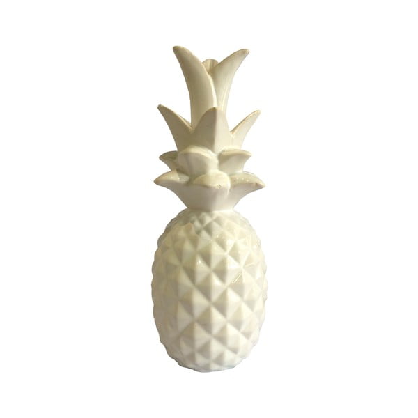 Biela veľká dekorácia Maiko Pineapple