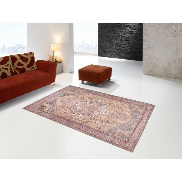 Koberec s podielom bavlny Universal Haria Gold, 140 x 200 cm-image-1