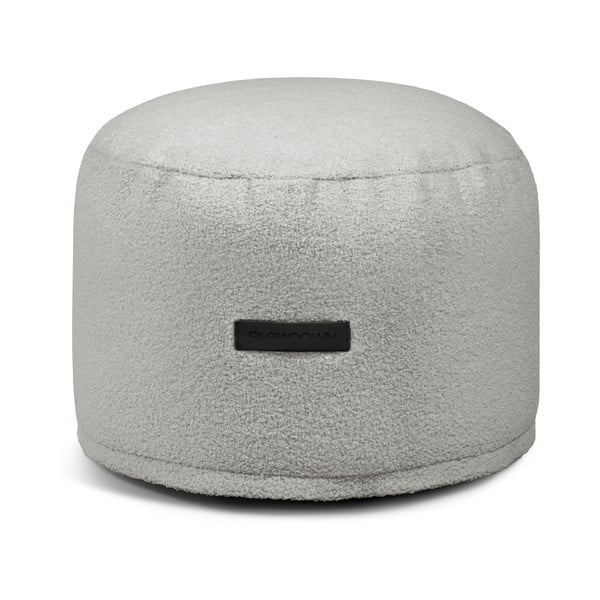 Svetlosivý sedací vak z textílie buklé Mini – SLOWDOWN