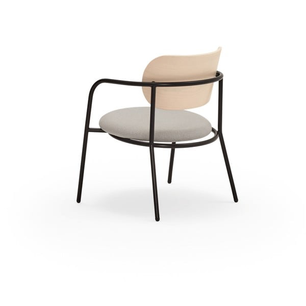 Svetlosivé kreslo v dekore jaseňa Eclipse - Teulat-image-3