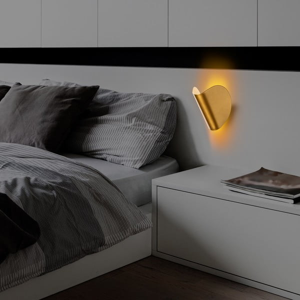 LED nástenné svietidlo v zlatej farbe Heybe – Opviq lights-image-4
