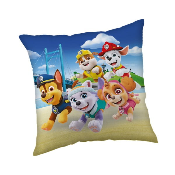 Detský vankúšik 40x40 cm Paw Patrol "Bridge" – Jerry Fabrics