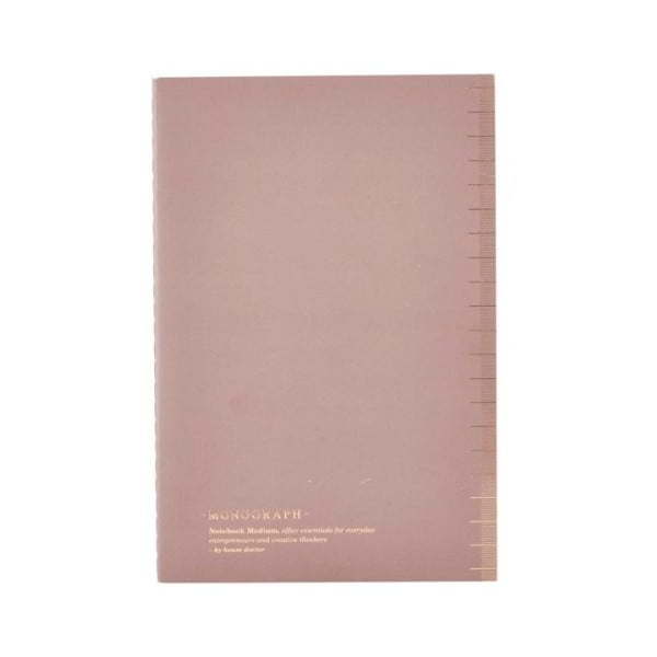 Ružový zápisník Monograph Soft
