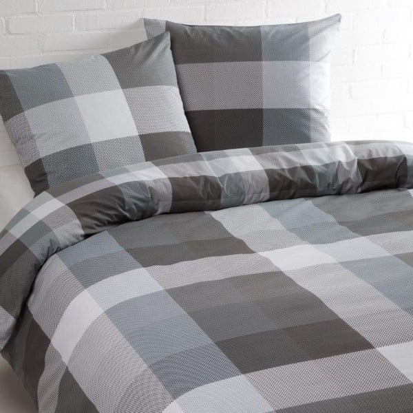 Bavlnené posteľné obliečky na jednolôžko Ekkelboom Phil Black, 140 × 200 cm