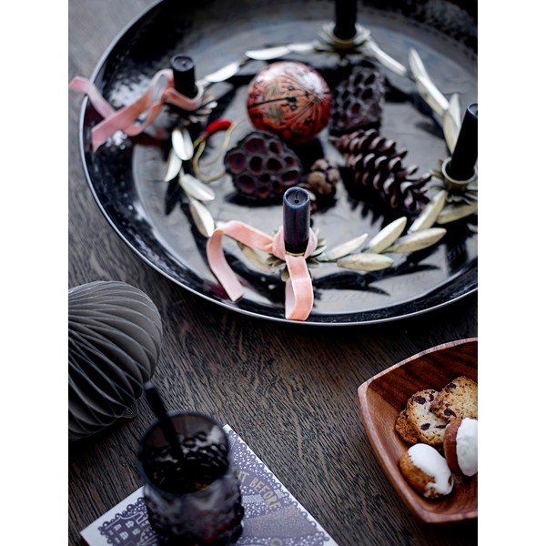 Kovový adventný svietnik s vianočným motívom Leonetta – Bloomingville-image-1