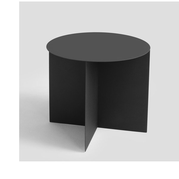 Čierny konferenčný stolík Custom Form Oli, ⌀ 50 cm-image-2