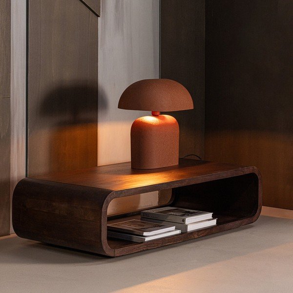 Konferenčný stolík z mangového dreva v tmavoprírodnej farbe 60x120 cm Kinu – WOOOD-image-3