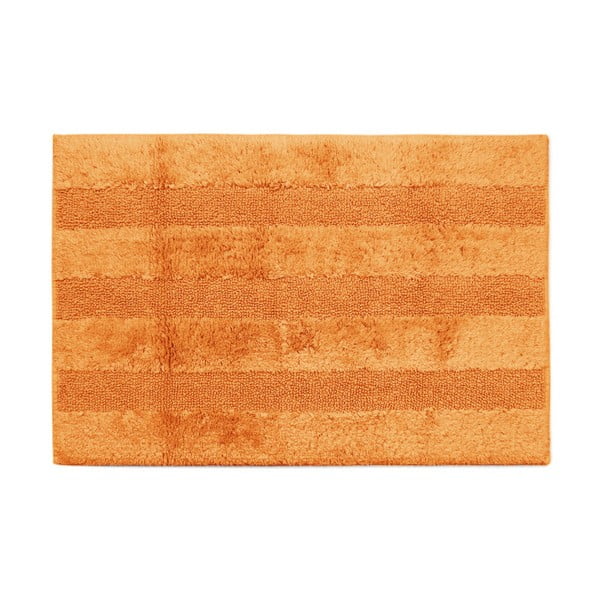 Oranžová kúpeľňová predložka Jalouse Maison Tapis De Bain Orange, 70 × 120 cm