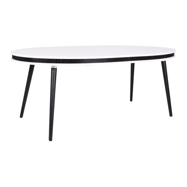 Čierno-biely jedálenský stôl RGE Hugo
