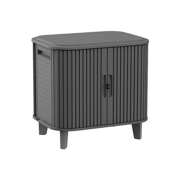 Sivý plastový záhradný úložný box Velo – Keter