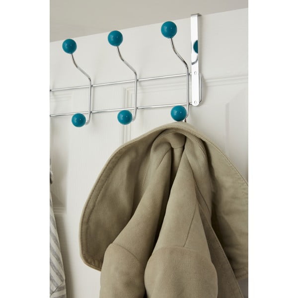 Kovový vešiak na dvere v mentolovo-striebornej farbe 41 cm – Premier Housewares-image-2