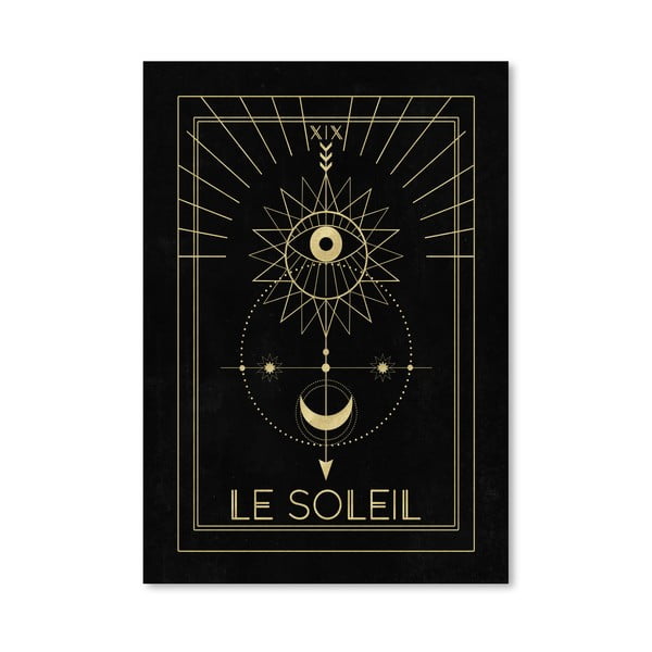 Plagát Americanflat Le Soleil, 30 × 42 cm