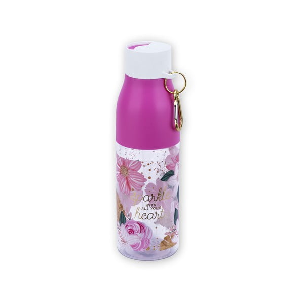 Ružová fľaša na vodu Tri-Coastal Design, 750 ml