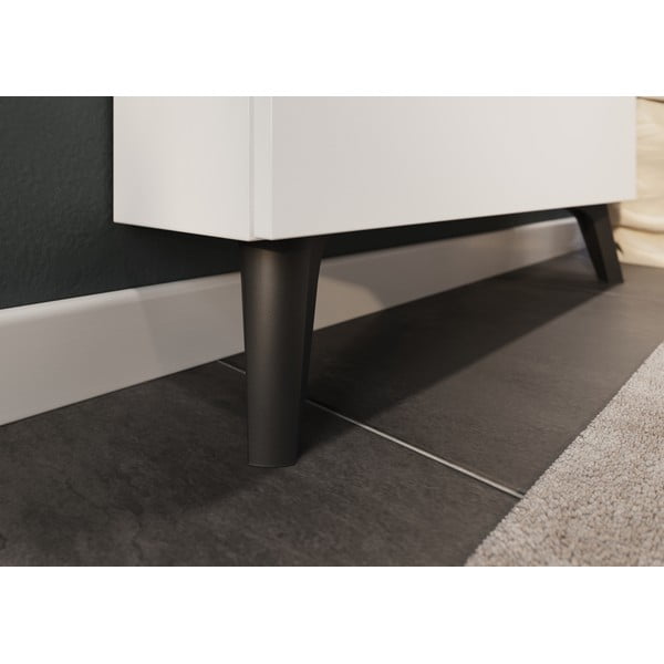 Biela výklopná skrinka na topánky Scarpa - Germania-image-4