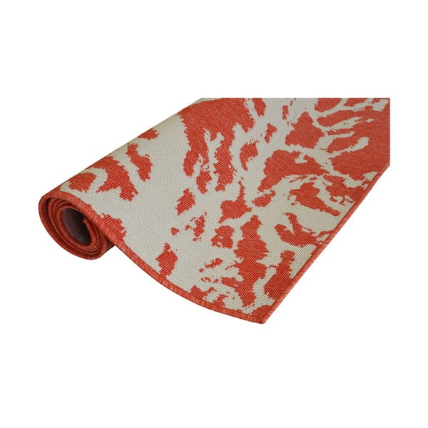 Červený vonkajší koberec Floorita Coral, 133 x 190 cm-image-3