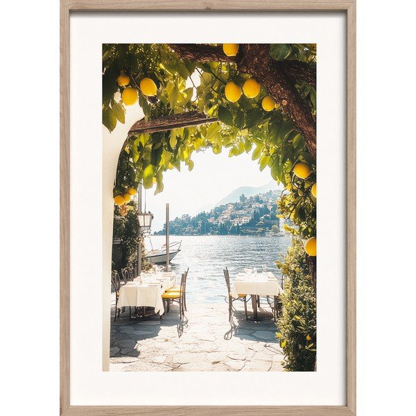 Tlačený obraz s rámom 50x70 cm Lemon View – Styler
