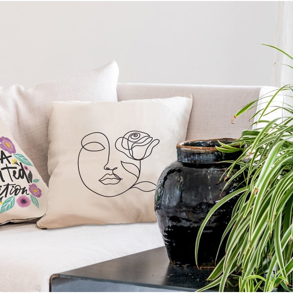 Vankúš Butter Kings z bavlny Rose, 45 x 45 cm-image-1