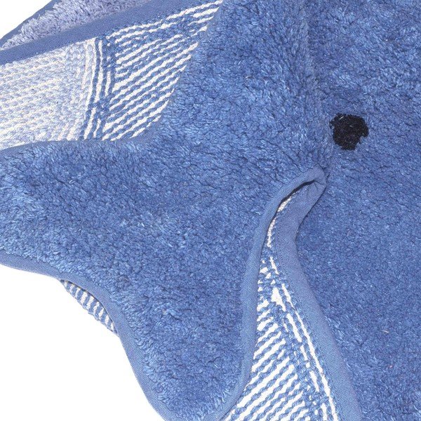 Modrá bavlnená kúpeľňová predložka Mr. Fox Blue Whale, 69 x 44 cm-image-3
