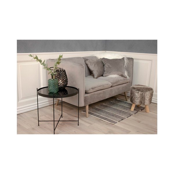 Čierny konferenčný stolík House Nordic Venezia, ø 48 cm-image-2